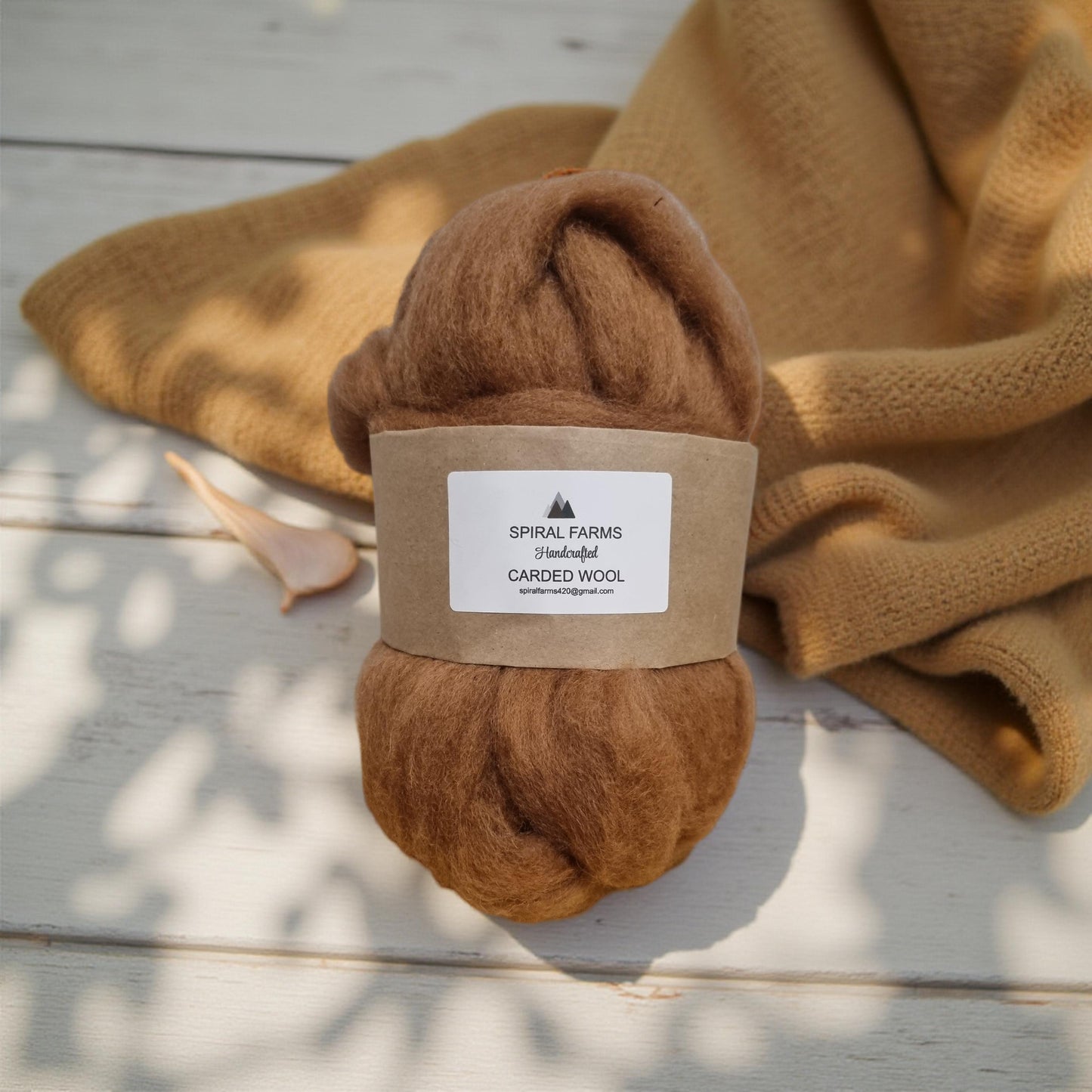 Carded Lamb's Wool Milk Chocolate