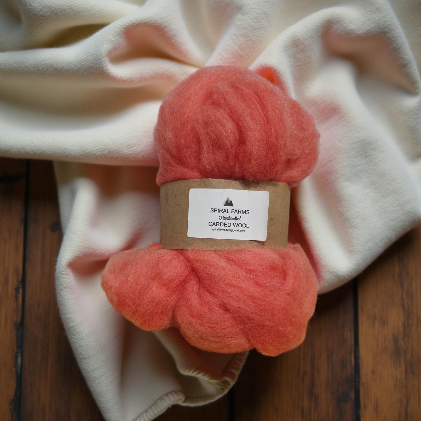 Carded Lamb's Wool Bubble Gum