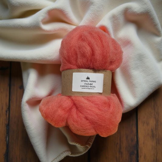 Carded Lamb's Wool Bubble Gum