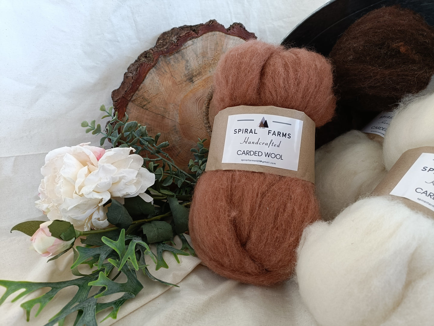 Carded Lamb's Wool Milk Chocolate